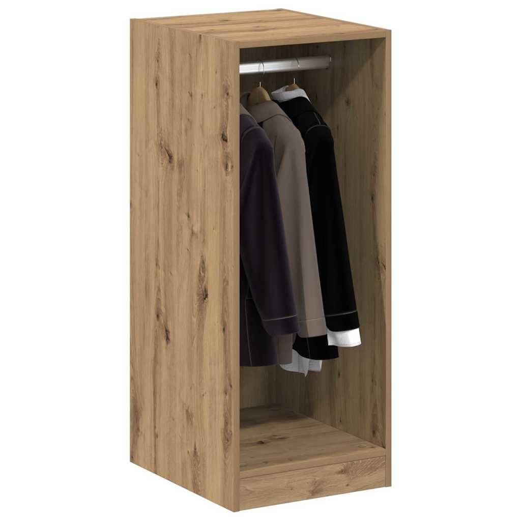 vidaXL Kleiderschrank mit Regal Artisan-Eiche 41 x 48 x 102 cm