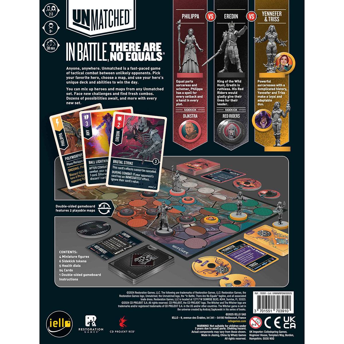 Restoration Games Unmatched: The Witcher - Realms Fall (EN) - Fantasy Game (+)