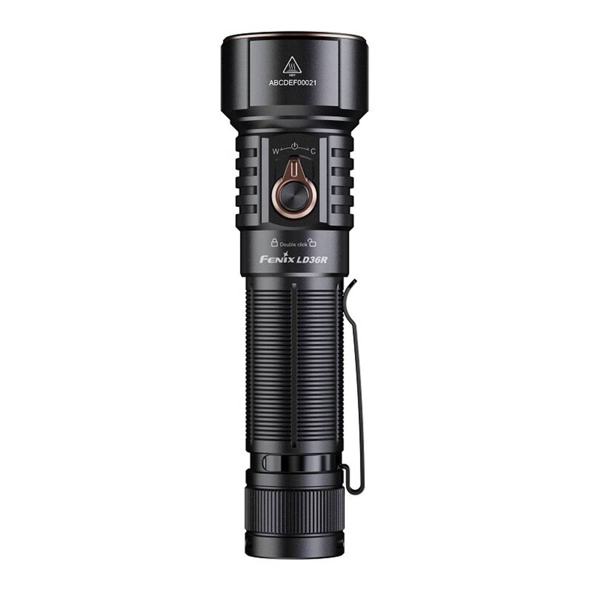 Fenix LD36R 3600 Lumen Multicolor LED Taschenlampe - Schwarz