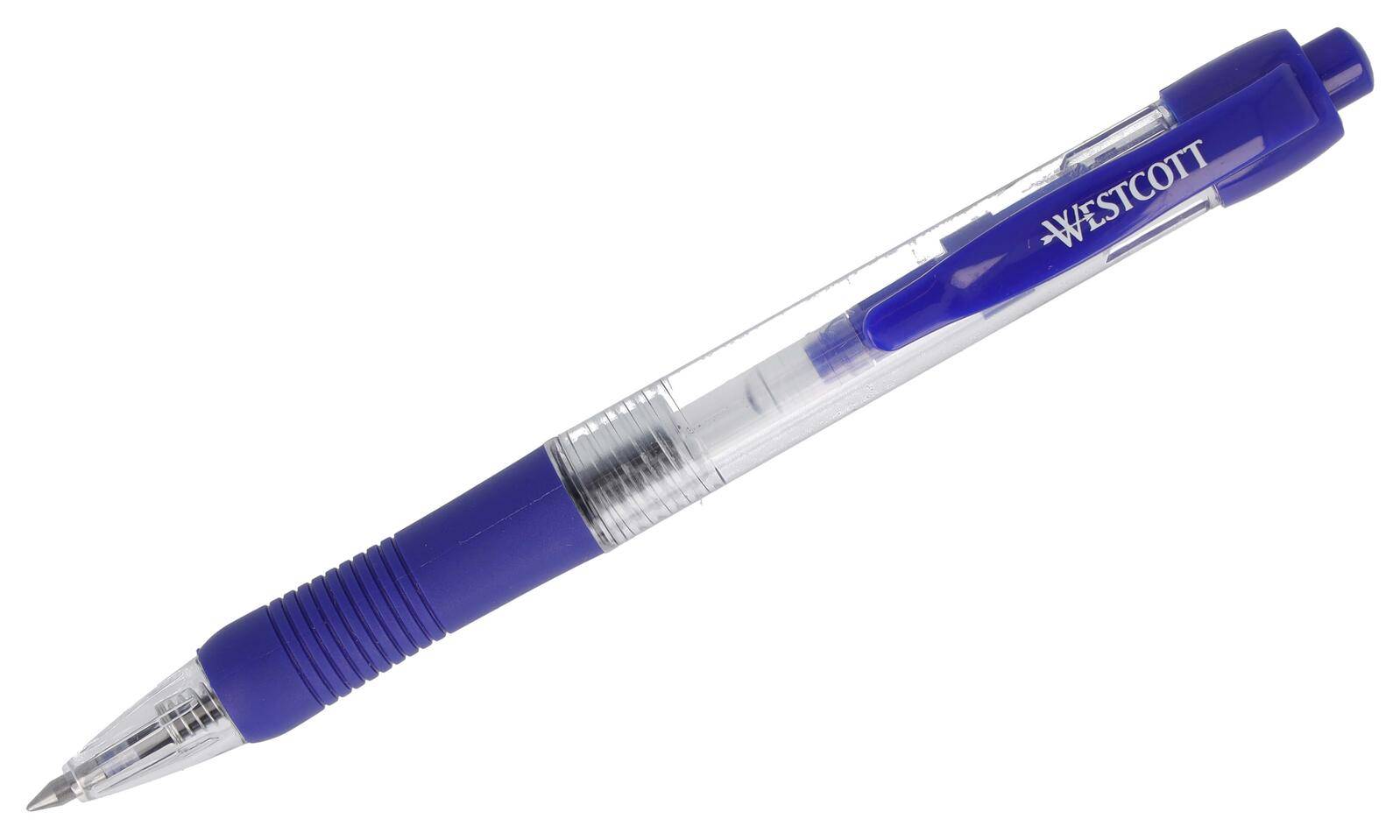 WESTCOTT Gelschreiber 0.4 mm, Schreibfarbe: Blau E-712638 00