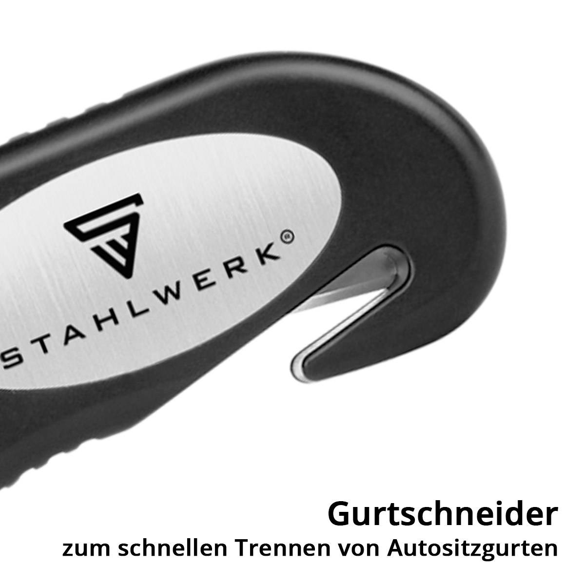 STAHLWERK 5-in-1 Reifendruckprüfer mit LED-Licht – Digitaler Luftdruckprüfer