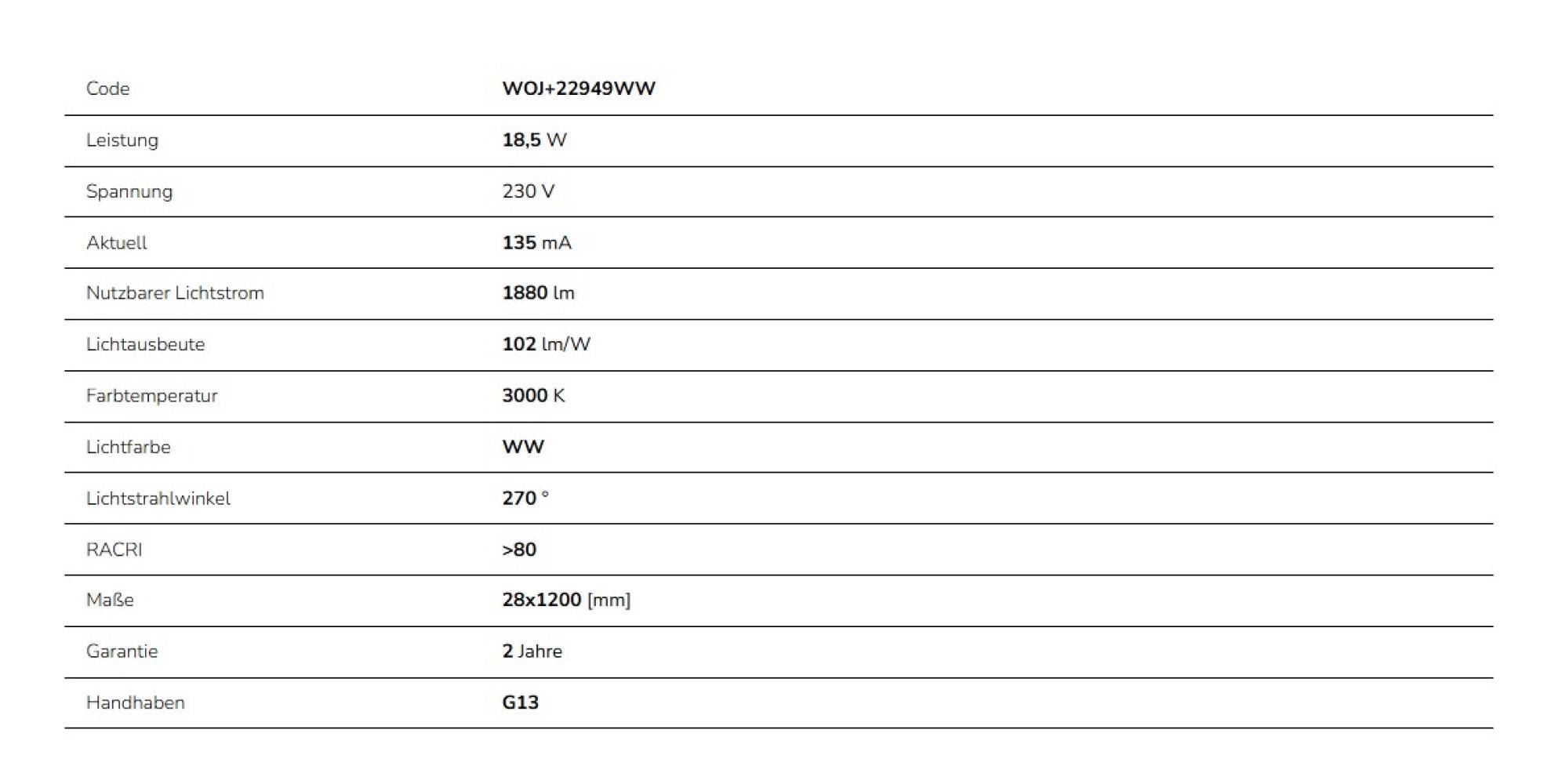 25x 120cm Röhre G13 NANO-KUNSTSTOFF T8 Röhre18,5W 1880lm Warm 3000K