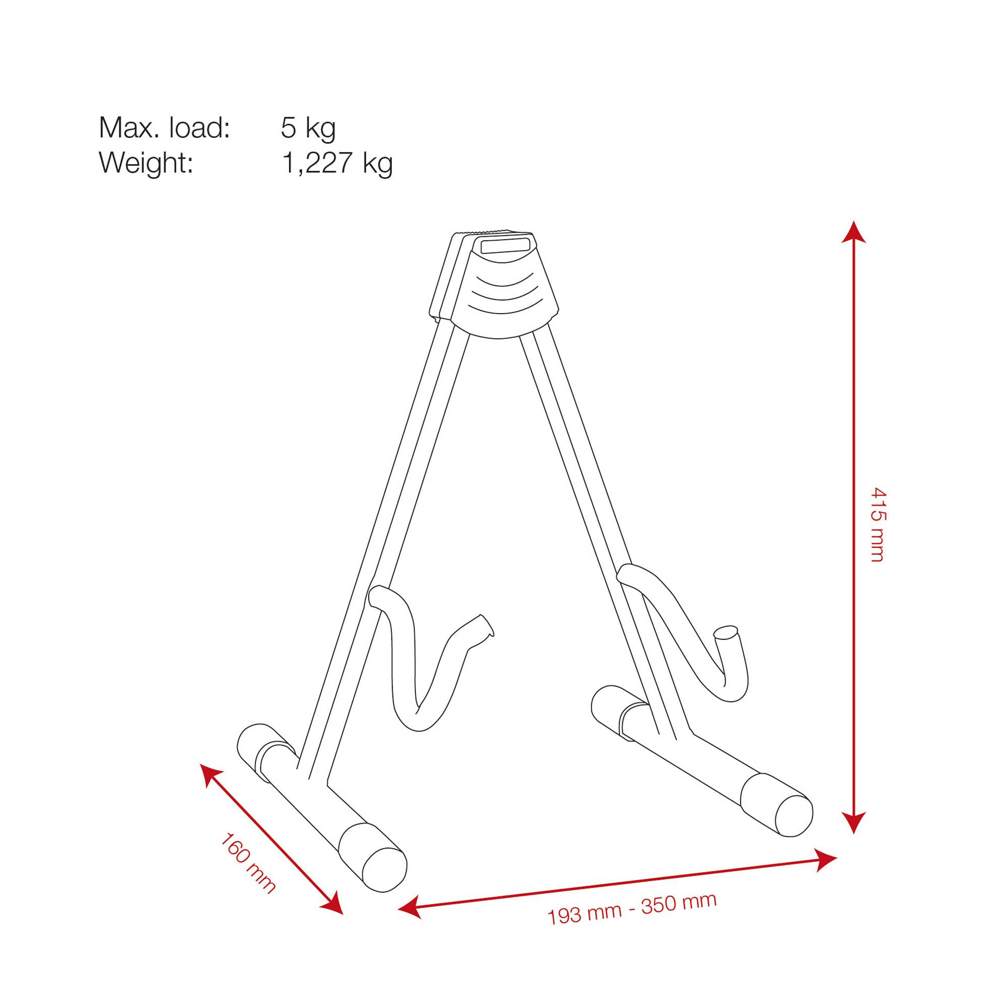 Showgear Electric Guitar Stand