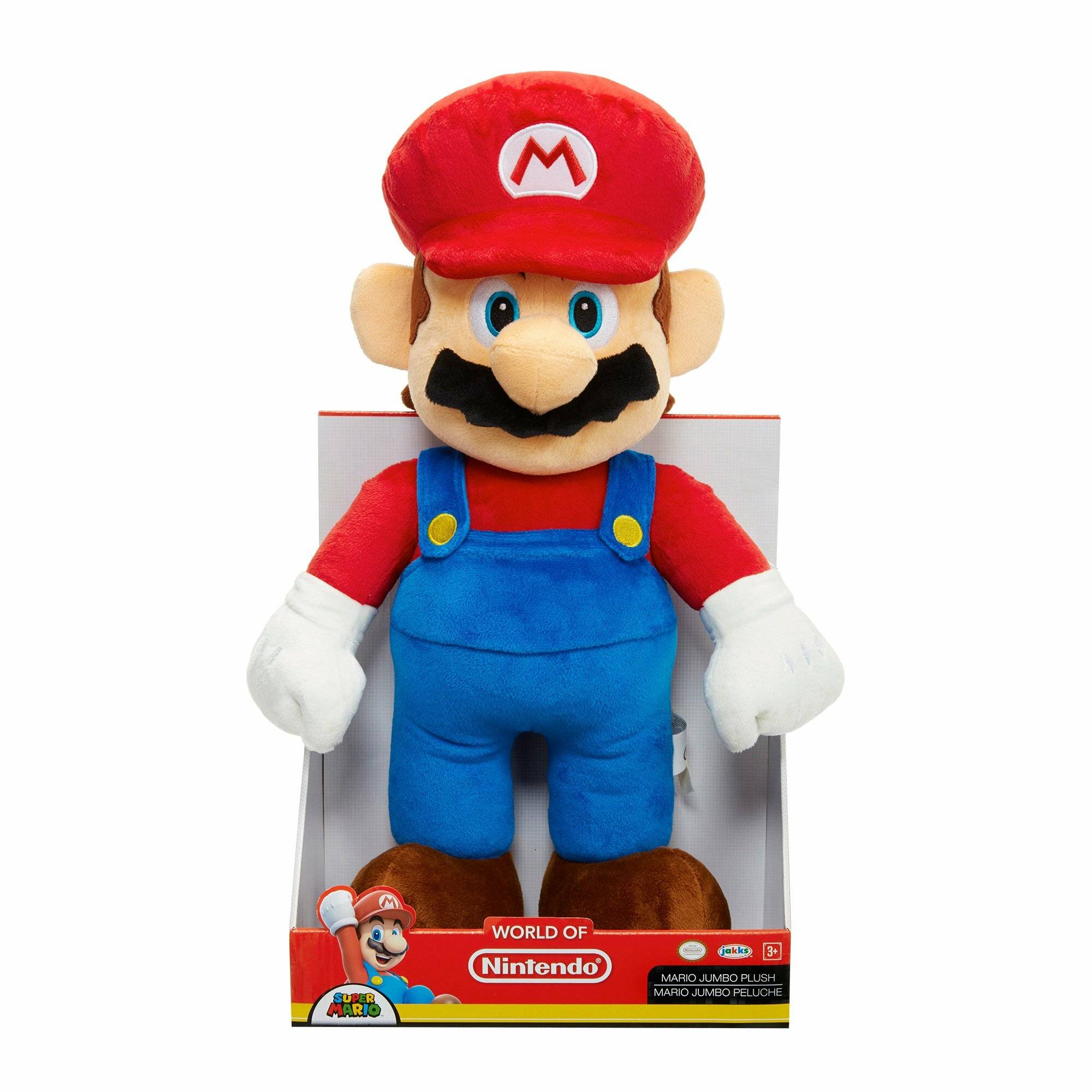 Jakks 677174 Giant Mario Plush, 50cm Electronic Games