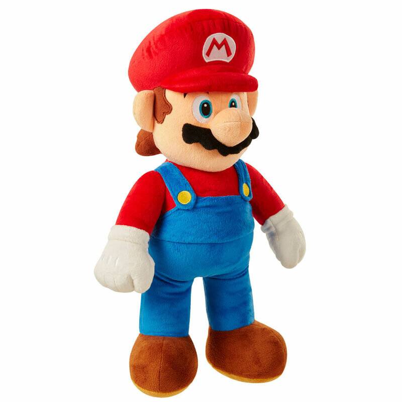 Jakks 677174 Giant Mario Plush, 50cm Electronic Games