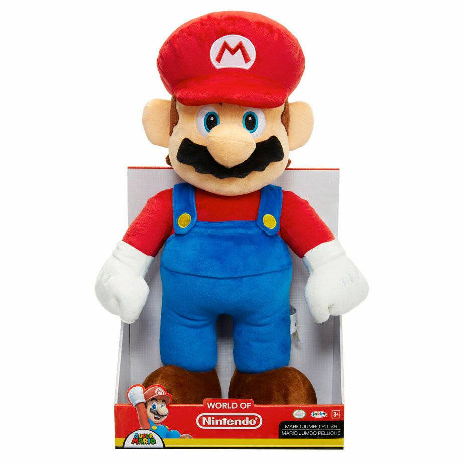 Jakks 677174 Giant Mario Plush, 50cm Electronic Games