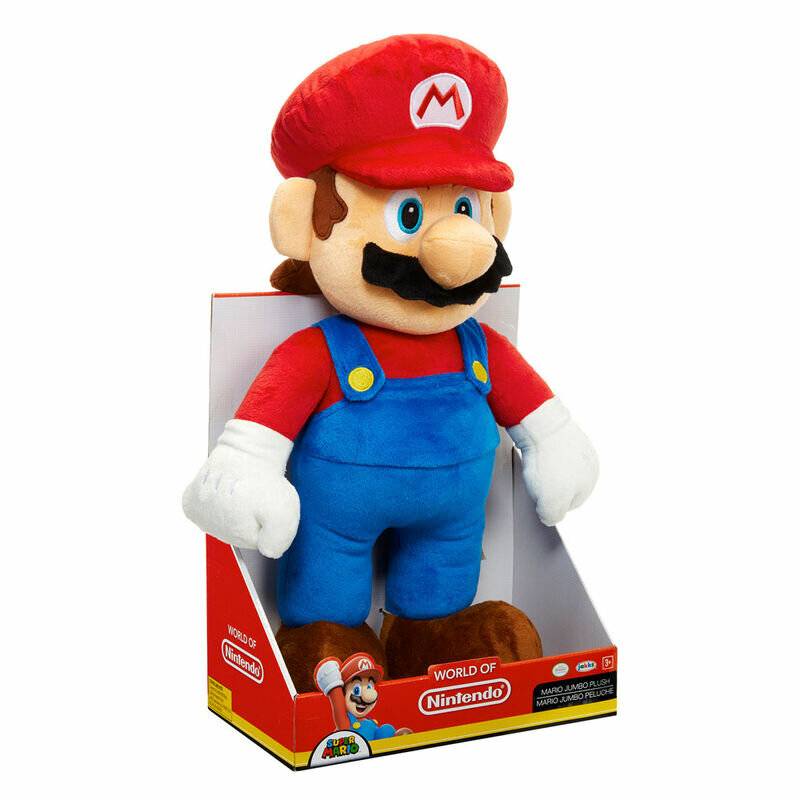 Jakks 677174 Giant Mario Plush, 50cm Electronic Games