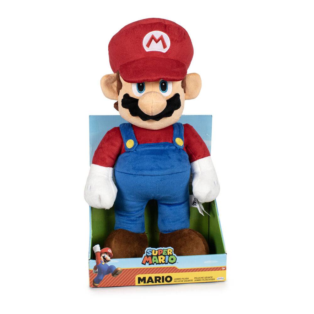 Jakks 677174 Giant Mario Plush, 50cm Electronic Games