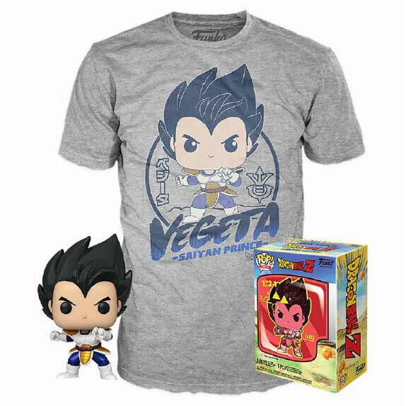Set POP Figur & Tee Dragon Ball Z Vegeta