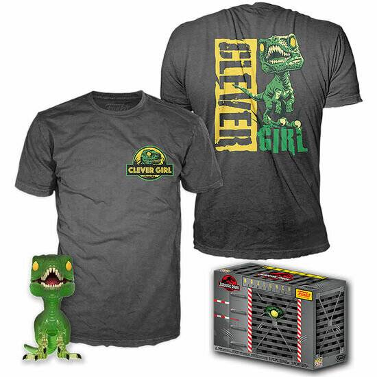Set Figur POP & Tee Jurassic Park Velociraptor Exklusiv
