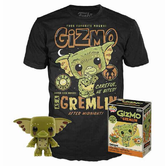 Funko Set POP-Figur &amp; Tee Gremlins Gizmo Exklusiv