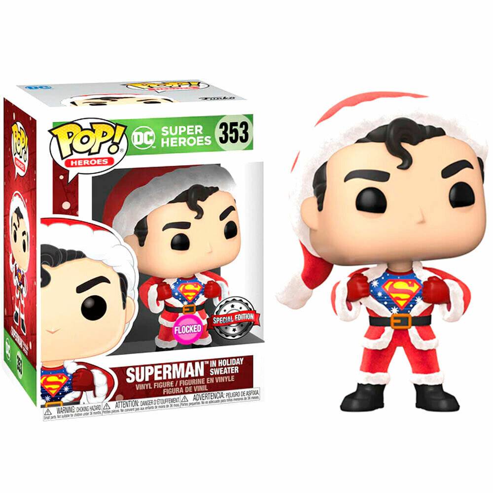 Set Figur POP & Tee Back DC Comics Superman Exklusiv Beflockt