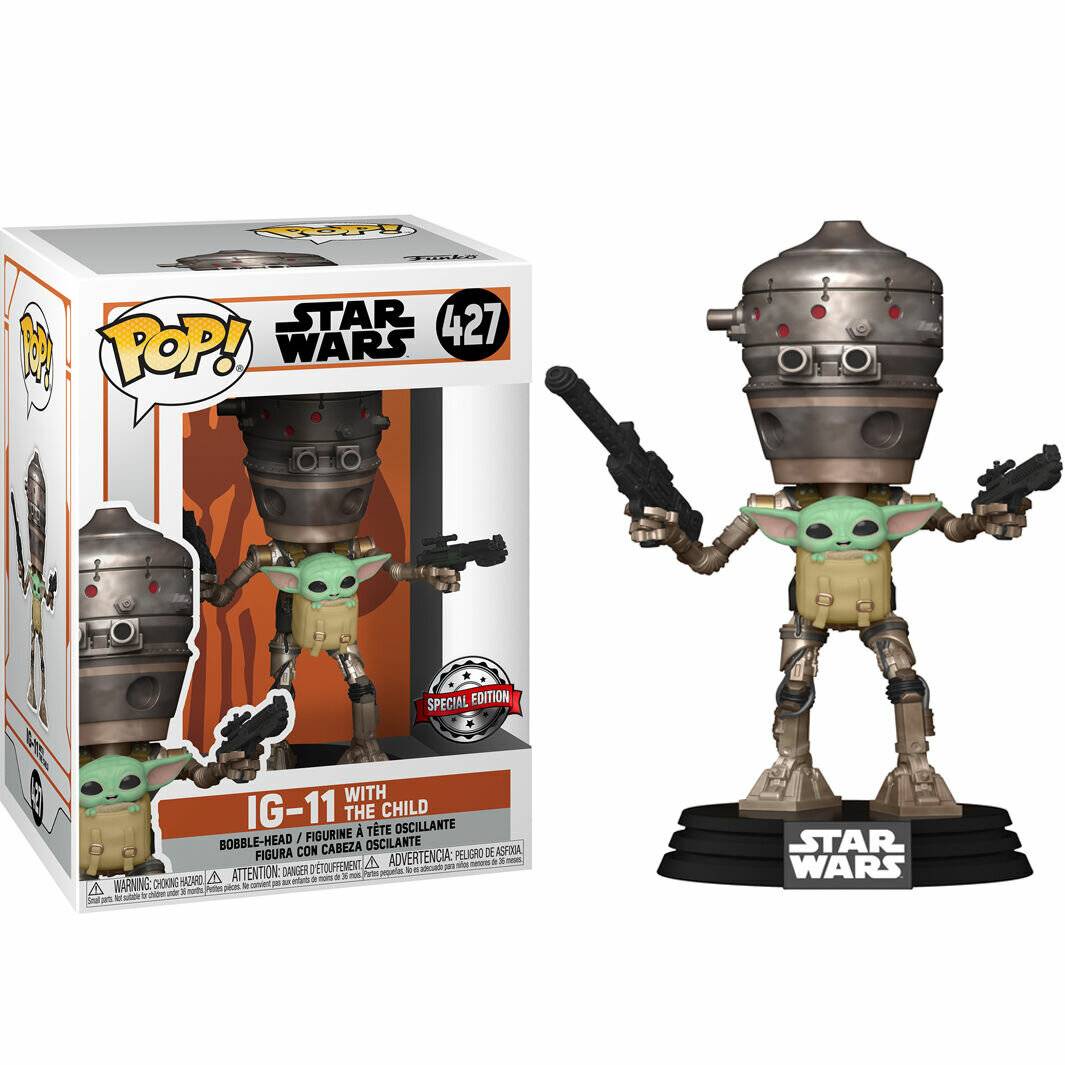 Set Figur POP & Tee Star Wars IG-11 Mit dem Kind Exklusive M