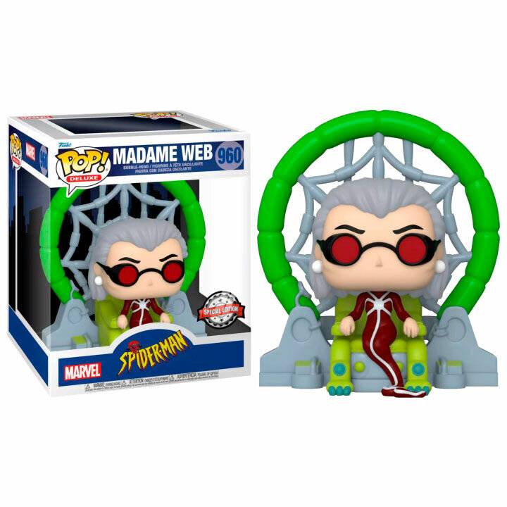 POP-Figur Marvel Spiderman Madame Web Exklusiv