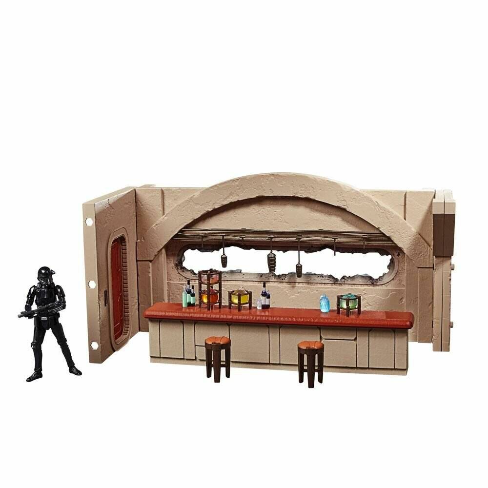 Star Wars Mandalorian Nevarro Cantina + Imperial Death Trooper Figurenset