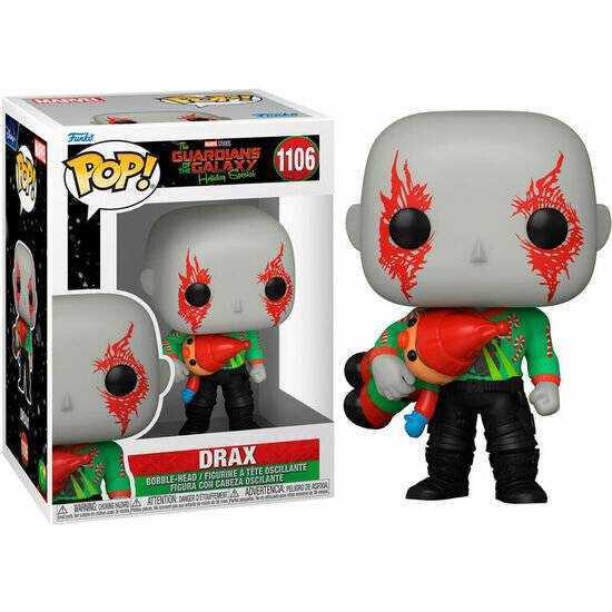 Guardians of the Galaxy Holiday Special POP! Heroes Vinyl Figur Drax 9 cm