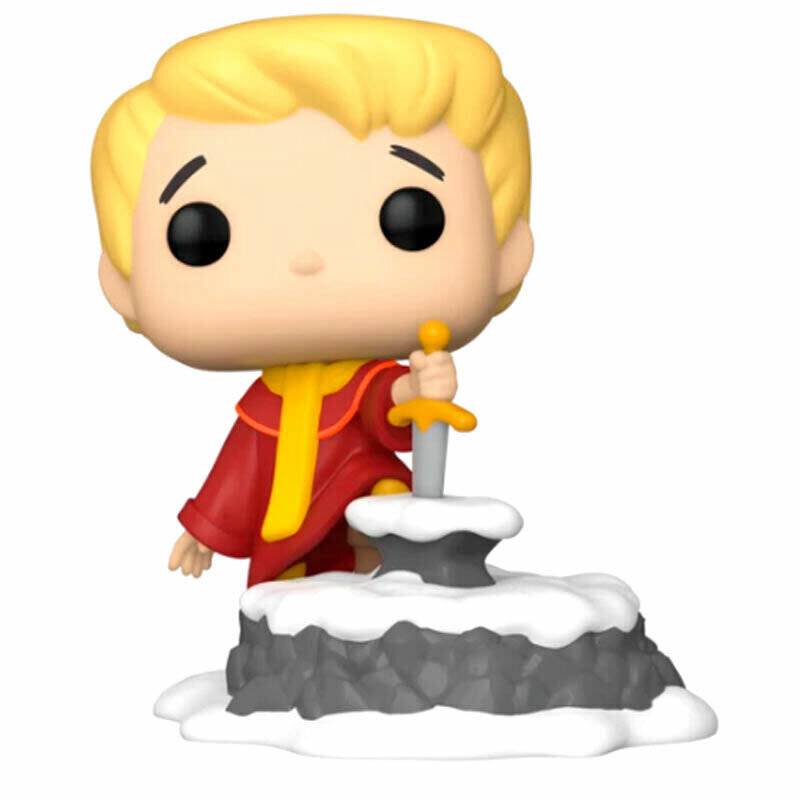 Die Hexe und der Zauberer POP! & Buddy Vinyl Figur Arthur Pulling Excalibur Exclusive 9 cm
