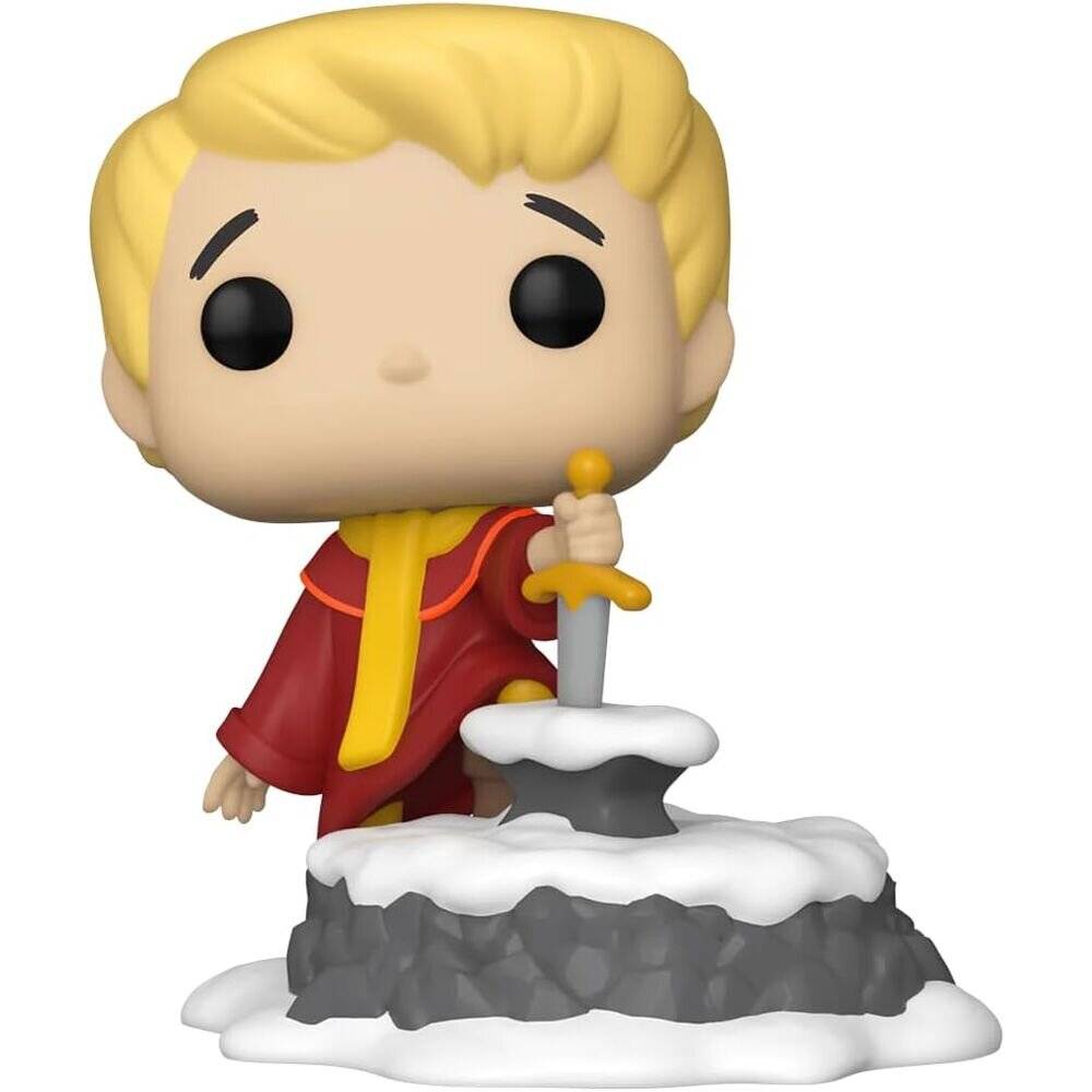 Die Hexe und der Zauberer POP! & Buddy Vinyl Figur Arthur Pulling Excalibur Exclusive 9 cm