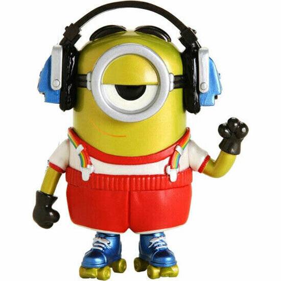 Set Figur POP & Tee Minions Roller Skating Stuart Metallic Exklusiv