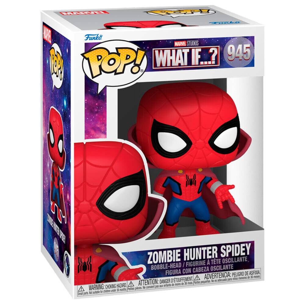 Marvel What If...? POP! TV Vinyl Figur Zombie Hunter Spidey 9 cm