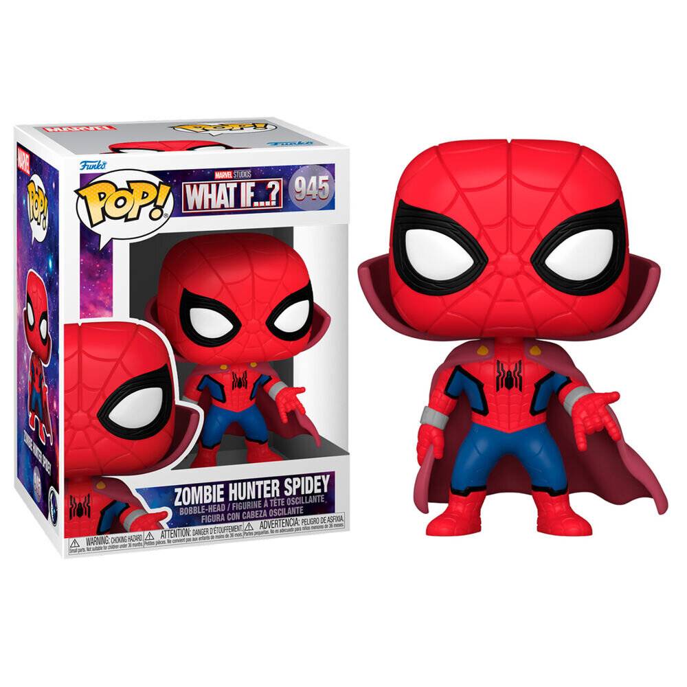 Marvel What If...? POP! TV Vinyl Figur Zombie Hunter Spidey 9 cm