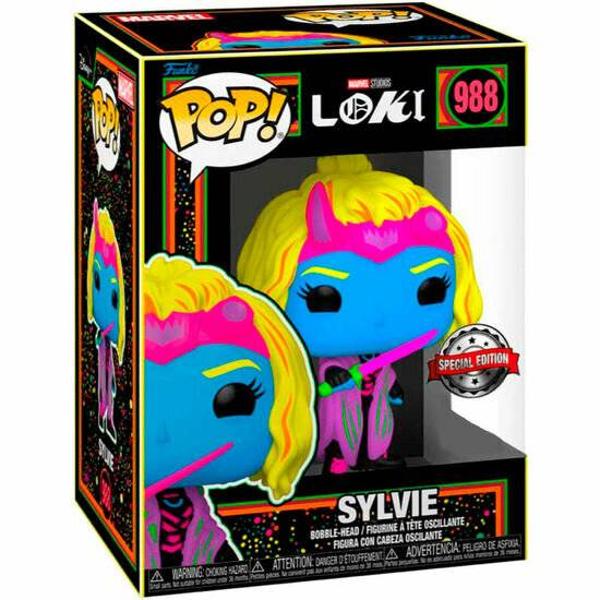 POP Figur Marvel Loki Silvye Schwarzlicht Exklusiv