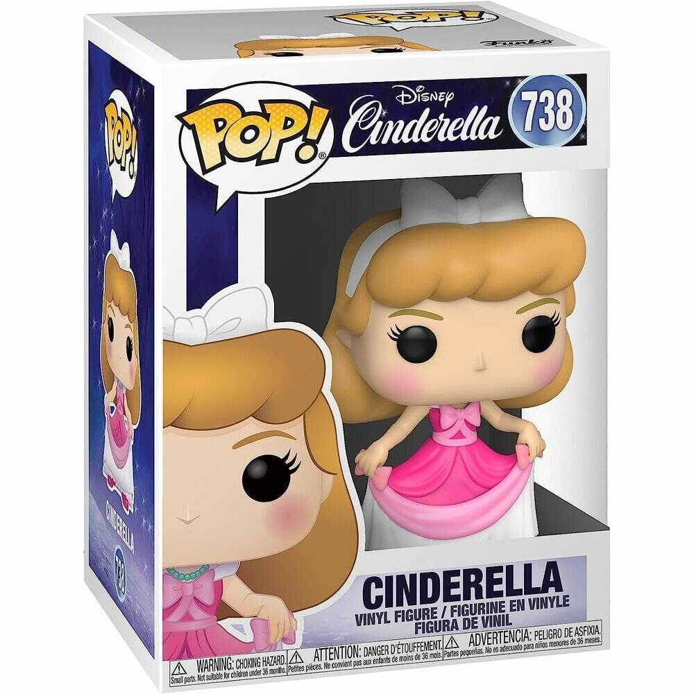 Cinderella POP! Vinyl Figur Cinderella (Pink Dress) 9 cm