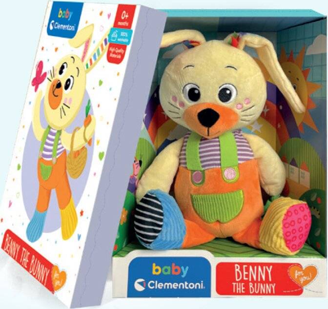 CLEMENTONI BABY For You Plüschhase Benny