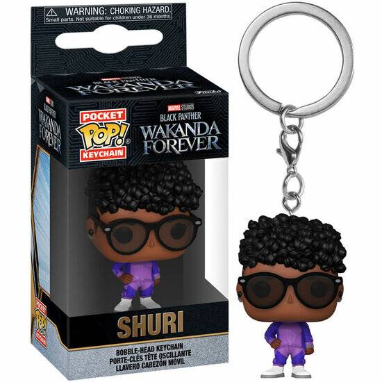 Tasche POP Schlüsselanhänger Marvel Black Panther Wakanda Forever Shuri