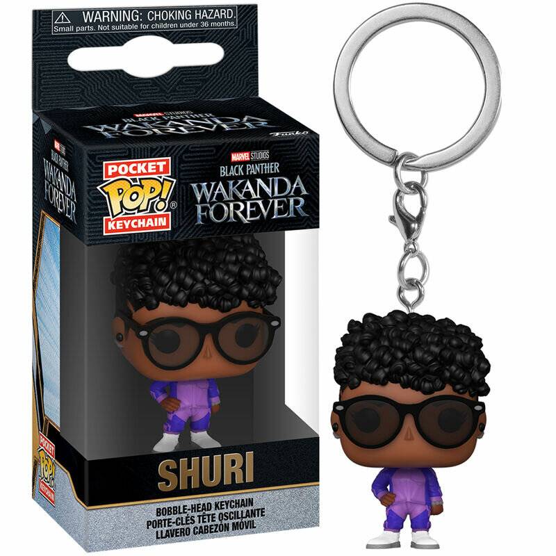 Tasche POP Schlüsselanhänger Marvel Black Panther Wakanda Forever Shuri