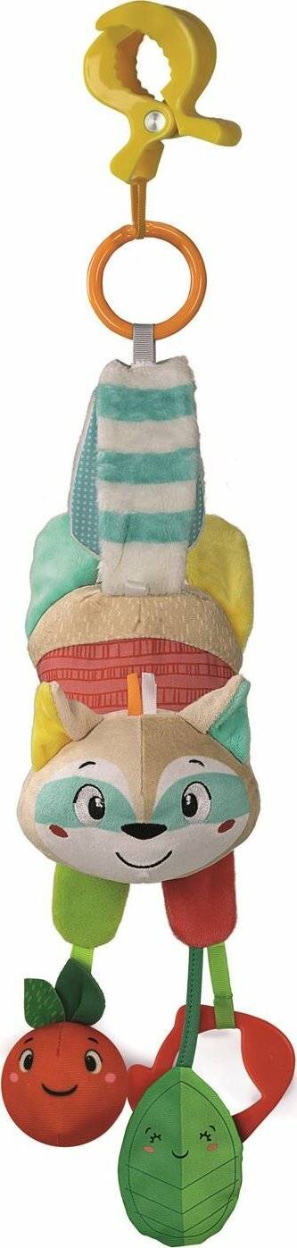 CLEMENTONI BABY Plüsch-Waschbär mit Clip zum Aufhängen