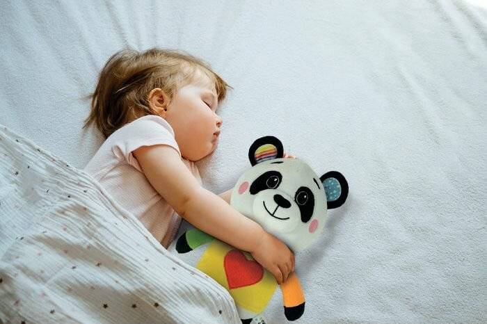 CLEMENTONI BABY Plüsch Panda zum Liebhaben