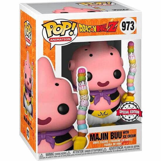 SET POP FIGUR & TEE DRAGON BALL Z MAJIN BUU EXKLUSIV