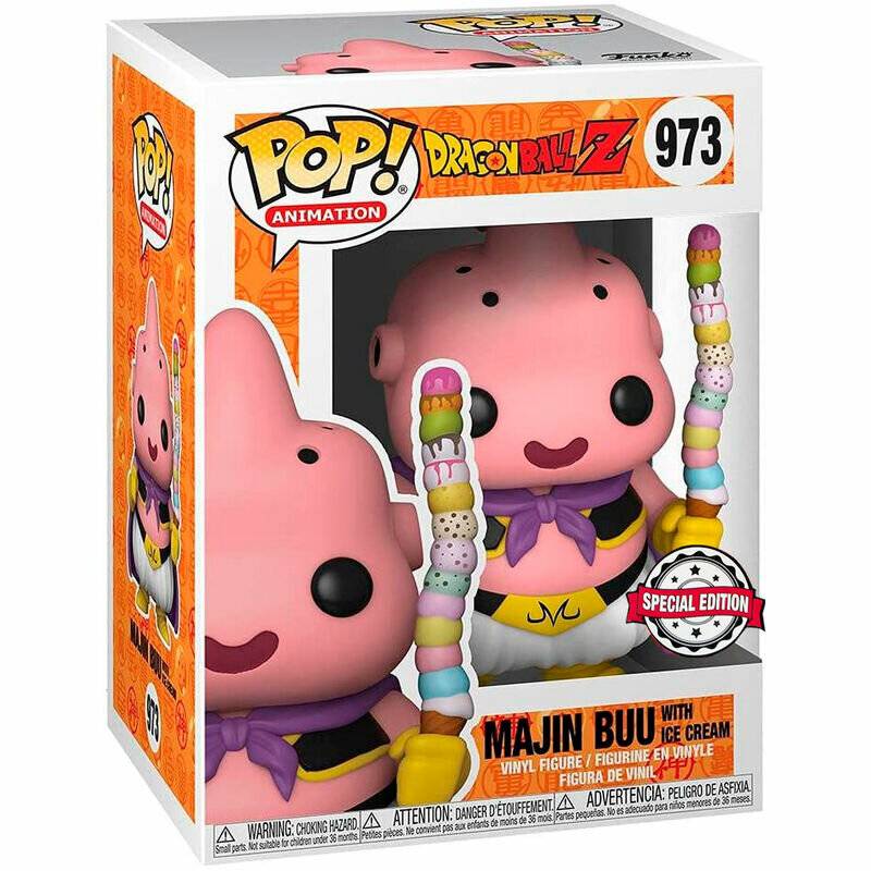 SET POP FIGUR & TEE DRAGON BALL Z MAJIN BUU EXKLUSIV