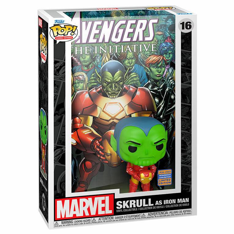POP-Figur Album Marvel Avengers Skrull als Iron Man Exklusiv