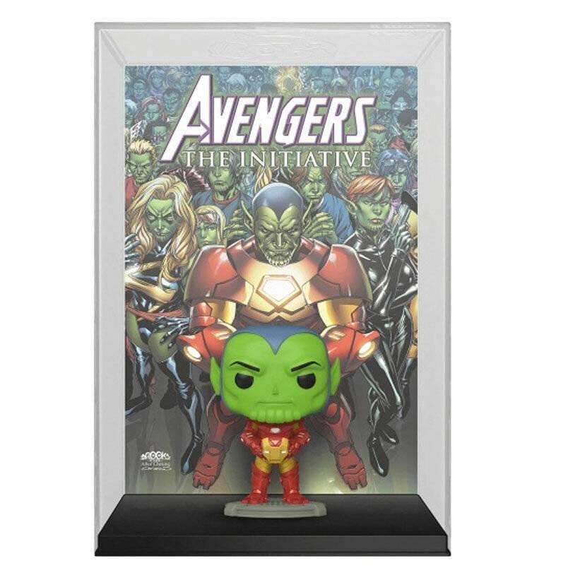 POP-Figur Album Marvel Avengers Skrull als Iron Man Exklusiv