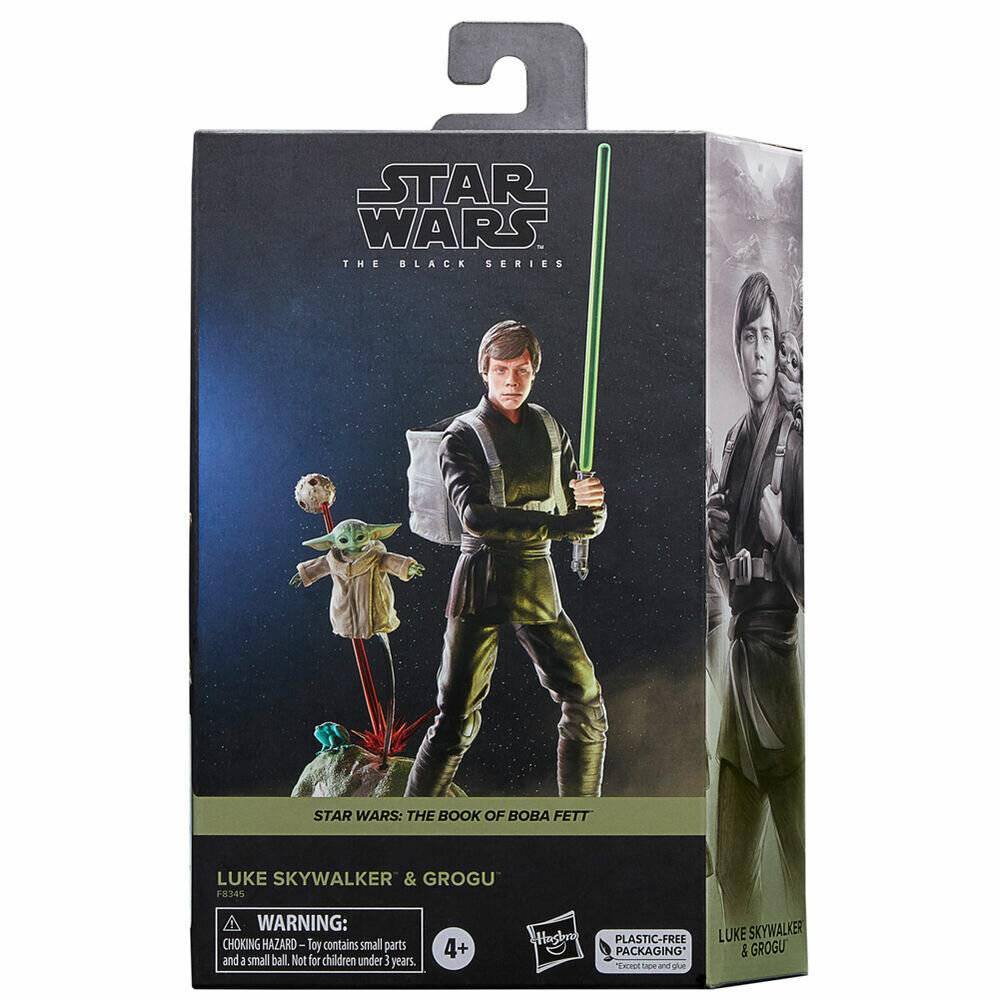 Hasbro Star Wars Black Series 2er-Pack Luke Skywalker &amp; Grogu 15cm