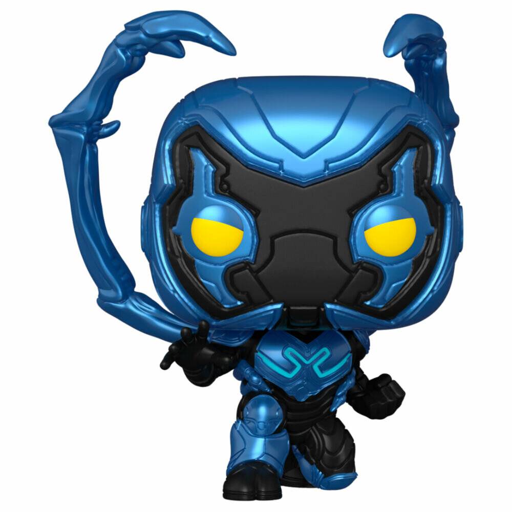Blue Beetle POP! Movies Vinyl Figuren Blue Beetle w/CH 9 cm Sortiment (6)