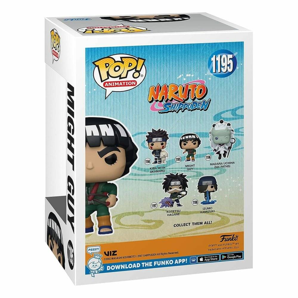 Naruto POP! Animation Vinyl Figur Might Guy 9 cm