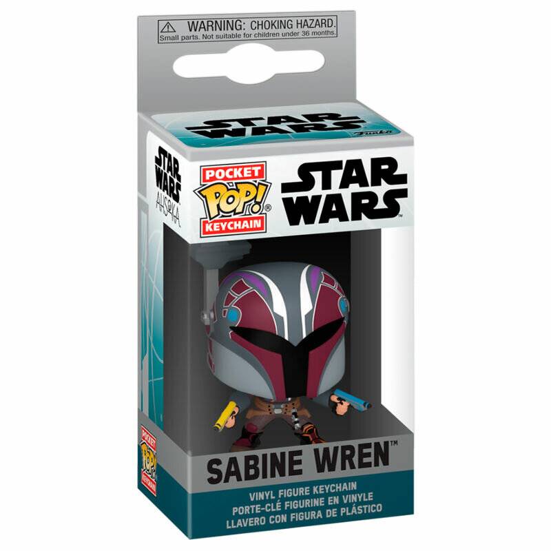 Star Wars: Ahsoka POP! Vinyl Schlüsselanhänger 4 cm Sabine Wren Display (12)
