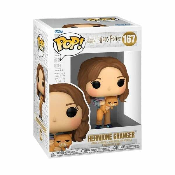 Harry Potter POP & Buddy! Movies Vinyl Figur Hermione w/Crookshanks 9 cm