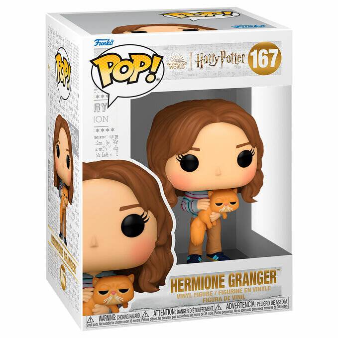 Harry Potter POP & Buddy! Movies Vinyl Figur Hermione w/Crookshanks 9 cm