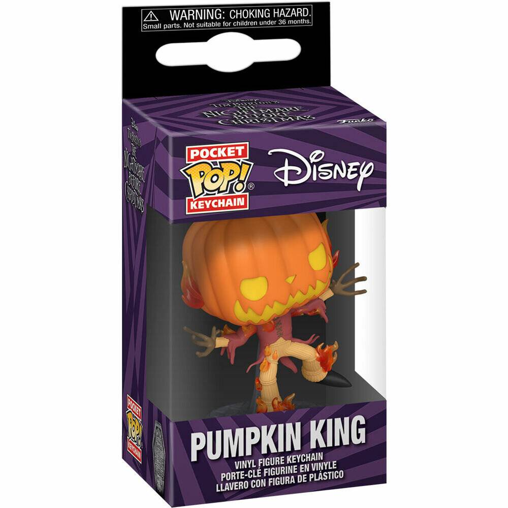 Tasche POP Disney Schlü sselanhä nger Nightmare Before Christmas 30. Jahrestag Kü rbiskö nig