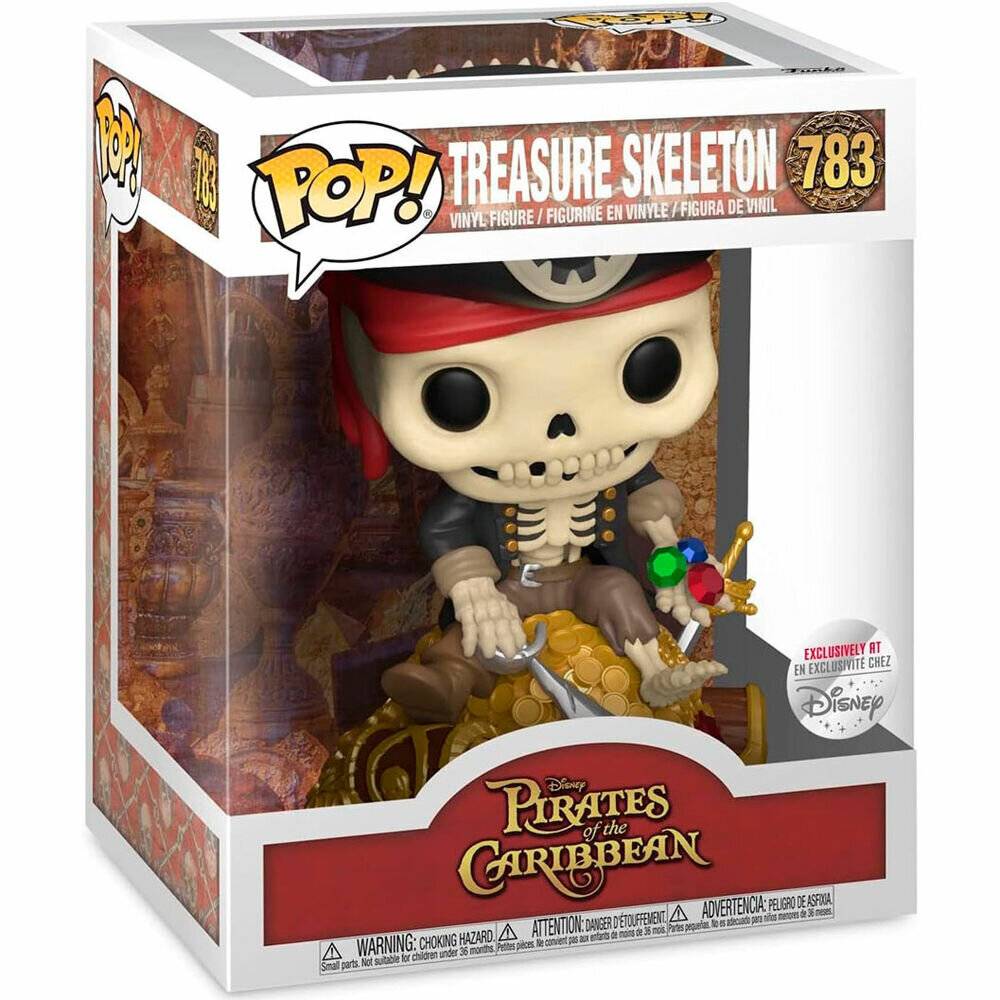 POP Figur Deluxe Pirates of the Caribbean Treasure Skeleton Exklusiv