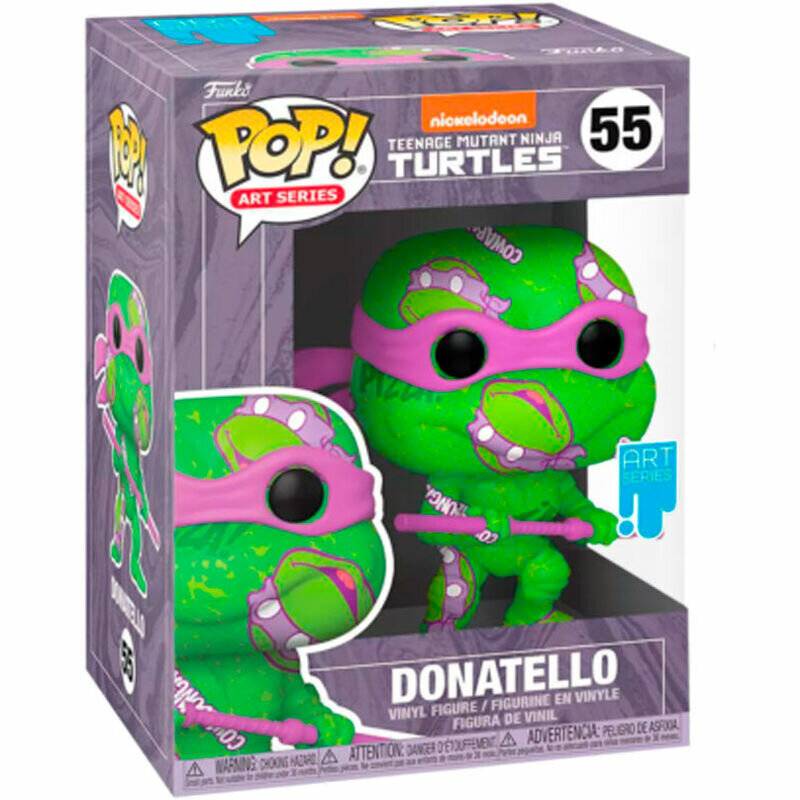 POP-Figur Ninja Turtles Donatello Kü nstler + Koffer Exklusiv