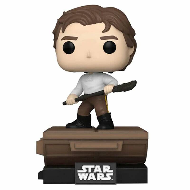 POP-Figur Deluxe Star Wars Jabba Skiff Han Solo Exklusiv