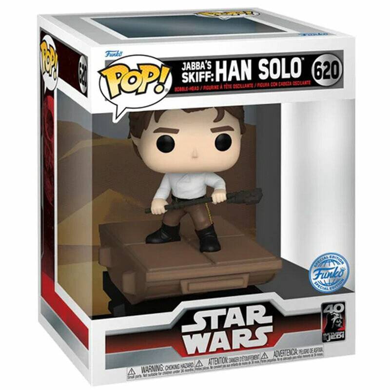 POP-Figur Deluxe Star Wars Jabba Skiff Han Solo Exklusiv