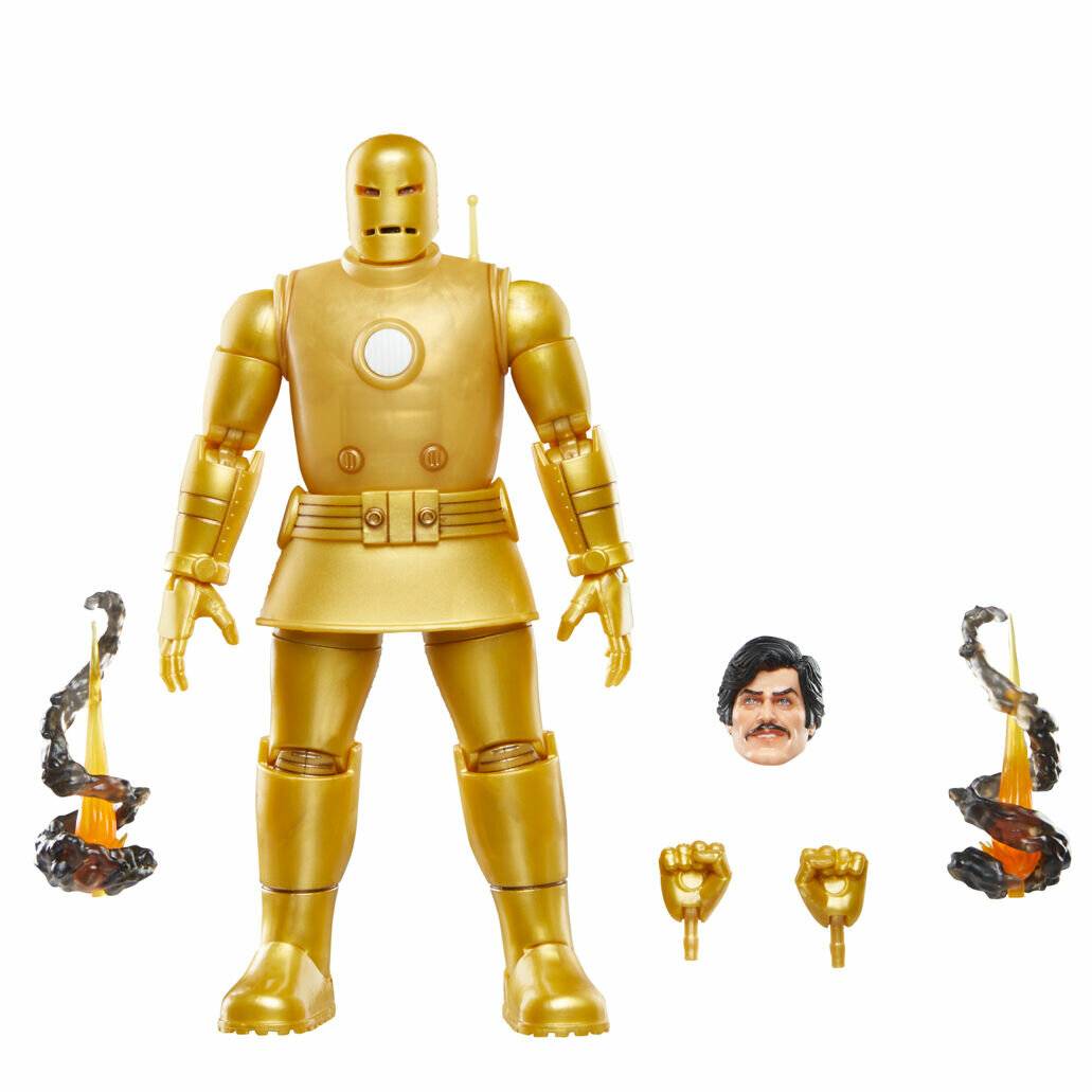 Hasbro Marvel Iron Man - Iron Man Modell 01-Gold Figur 15cm