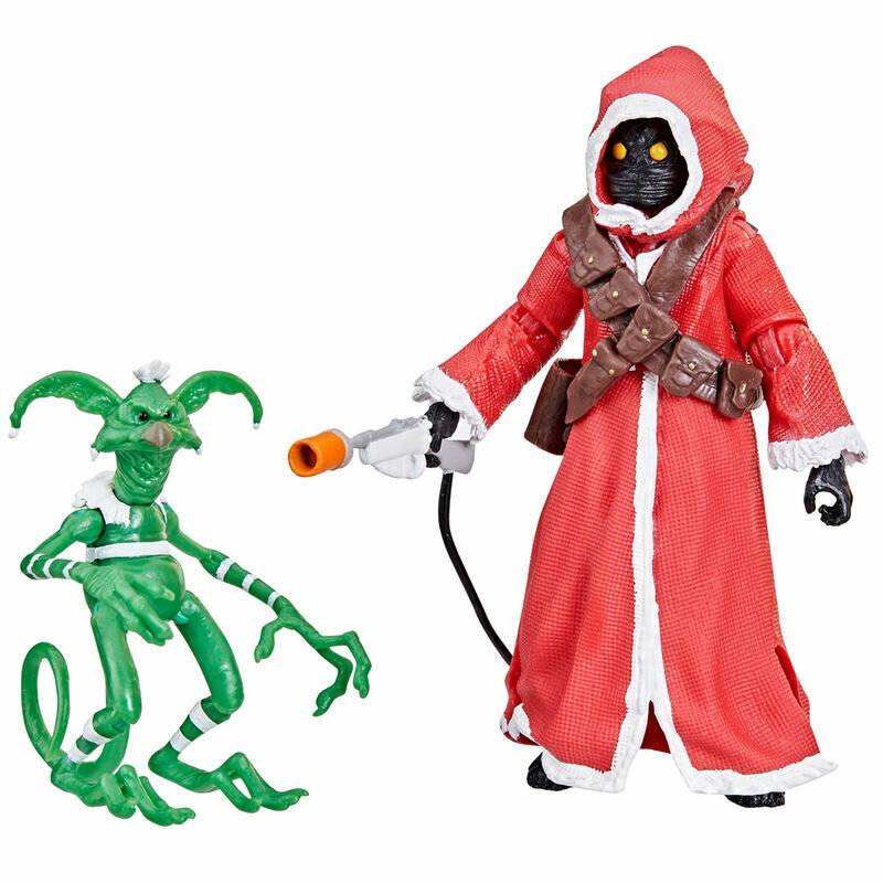 Hasbro Star Wars Jawa &amp; Salacious B. Crumb Holiday Edition Figuren 15-10cm