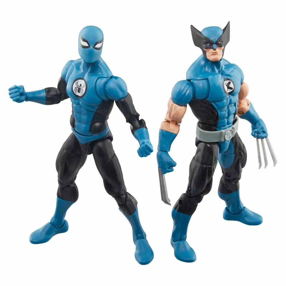 Hasbro Marvel Fantastische vier Wolverine Spiderman Pack 2 Figuren 15cm